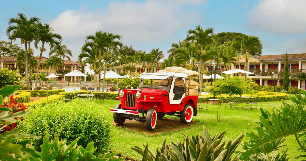 turismo rural quindio fincas cafeteras - foto real jeep willys hotel campestre cafe cafe
